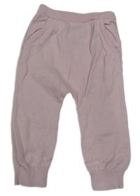 Svetloružové pletené tepláky M&S