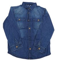 Tmavomodrá riflová košile Rebel