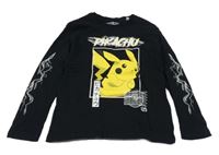 Čierne tričko s Pikachu C&A