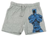 Šedé melírované kraťasy s Černým Panterem H&M