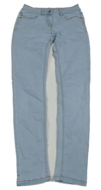 Svetlomodré skinny teplákové rifle YIGGA