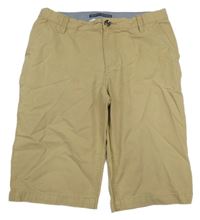 Béžové chino plátěné kraťasy H&M