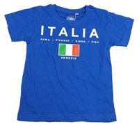 Safírové tričko s italskou vlajkou
