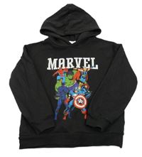 Čierna mikina s Avengers a kapucňou zn. H&M