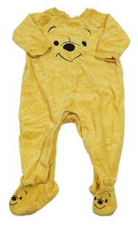 Horčicový zamatový overal s Púem H&M