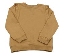 Hnedá mikina s volánikmi Tu