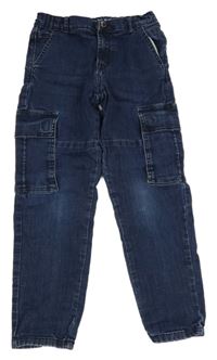 Tmavomodré cargo cuff rifle Staccato