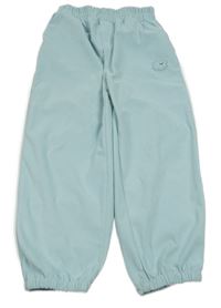 Svetlomodré plyšové nohavice s mrakem a pruhom Reserved