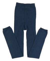 Tmavomodré punčochové legíny TCM