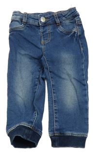 Modré teplákové cuff rifle Dopodopo