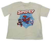 Smetanové tričko se Spidermanem Sinsay