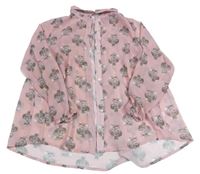 Světlerůžová šifonová halenka s s králíky H&M