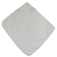 Bílá froté osuška s kapucí 