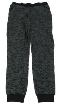 Čierne melírované tepláky Page One Young