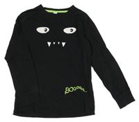 Čierne tričko s príšerkou Yigga