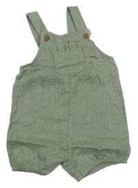 Nové - olivové laclové karaťasy s kapsou Primark