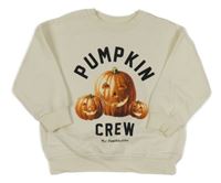 Smotanová mikina s dýněmi F&F