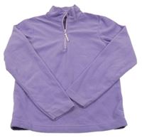 Fialová fleecová funkčná mikina Mountain Warehouse