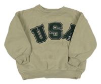 Béžová mikina s nápisom Zara