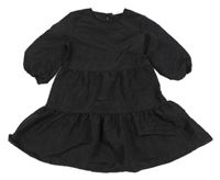 Čierne šušťákové šaty H&M