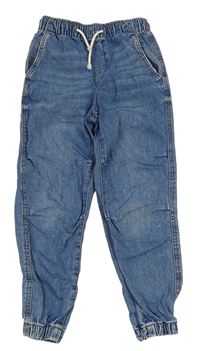 Modré jogger fit cuff rifle H&M