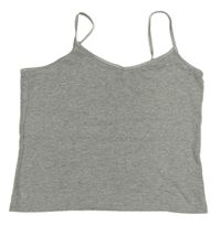 Sivý melírovaný crop top George