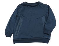 Tmavomodrá mikina s nápisom George