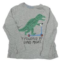 Sivé tričko s dinem M&S