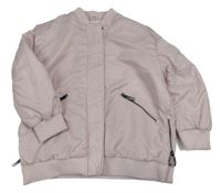 Světlerůžový šusťákový zateplený bomber River Island