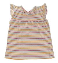 Bílo-barevná pruhovaná tunika Topomini