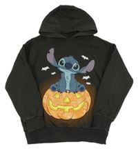 Antracitová mikina se Stitchem a kapucí Disney