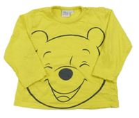 Žluté triko s medvídkem Pú Disney
