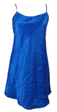 Dámská safírová saténová noční košile Dorothy Perkins 