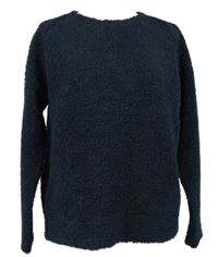 Dámská tmavomodrá huňatá mikina Louche 