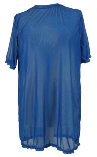 Dámska modrá tylová tunika Shein