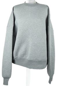 Pánská šedá oversized mikina Asos 