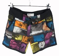 Dámske čierno-farebné vzorované plážové kraťasy Billabong