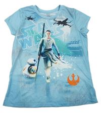 Svetlomodré tričko so Star Wars Disney