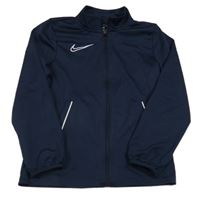Tmavomodrá športová prepínaci mikina s logom zn. Nike