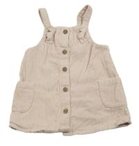 Svetloružové menšestrové na traké šaty George