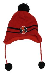 Červená čepice se Spidermanem 