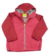 Neónově ružovo-vínová šušťáková jarná funkčná bunda s kapucňou Regatta