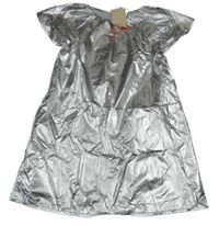 Nové - Strieborné šušťákové šaty Leigh Tucker