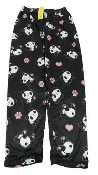 Nové - čierne legíny s pandami Shein