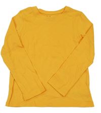 Tmavožlté tričko C&A