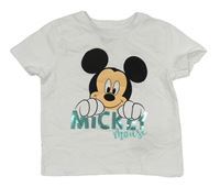 Bílé tričko s Mickeym Disney