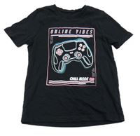 Černé tričko s ovladačem George