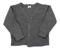 Tmavosivý prepínaci sveter F&F