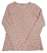 Světlerůžové triko s hvězdičkami HIP&HOPPS