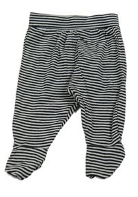 Černo-bílé pruhované polodupky George